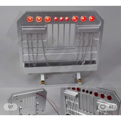 Led Metal Led License Plate for Toy Truck King Hauler